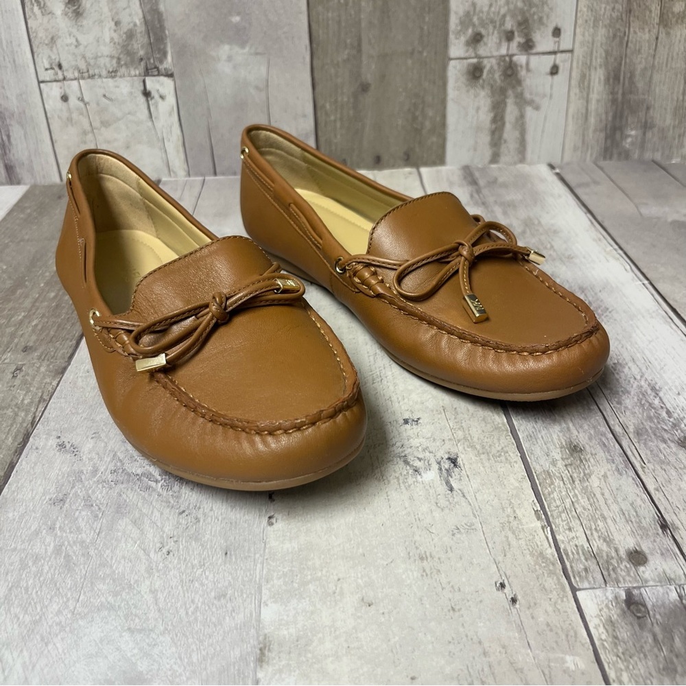 NWOT Michael Kors Leather Juliette Moccasin Loafers Size 7.5 - Picture 10 of 14